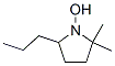 Pyrrolidine, 1-hydroxy-2,2-dimethyl-5-propyl- (9CI) Struktur