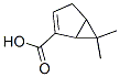 Bicyclo[3.1.0]hex-2-ene-2-carboxylic acid, 6,6-dimethyl- (9CI) Struktur