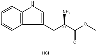 D-Tryptophan methyl ester hydrochloride Struktur