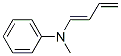 Benzenamine, N-1,3-butadienyl-N-methyl- (9CI) Struktur