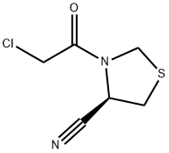 (R)-3-(2-CHLOROACETYL)THIAZOLIDINE-4-CARBONITRILE Struktur