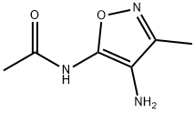 Acetamide, N-(4-amino-3-methyl-5-isoxazolyl)- (9CI) Struktur