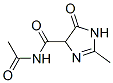 1H-Imidazole-4-carboxamide,  N-acetyl-4,5-dihydro-2-methyl-5-oxo- Struktur