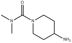 4-AMino-N,N-diMethylpiperidine-1-carboxaMide Struktur