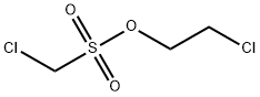 1-chloro-2-(chloromethylsulfonyloxy)ethane Struktur