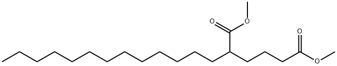 2-Tridecylhexanedioic acid dimethyl ester Struktur