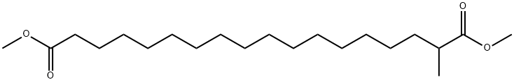 2-Methyloctadecanedioic acid dimethyl ester Struktur