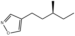 Isoxazole, 4-(3-methylpentyl)-, (S)- (9CI) Struktur