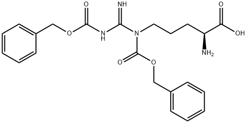 H-ARG(Z)2-OH Struktur