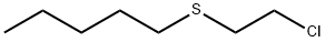 2-Chloroethylpentyl sulfide Struktur
