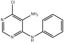 6-CHLORO-N4-PHENYL-4,5-PYRIMIDINEDIAMINE Struktur