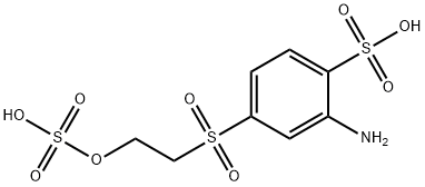 Aniline-3-beta-ethyl sulfonyl sulfate-6-sulfonic acid Struktur