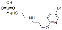 2-[3-(5-Bromo-2-pyridyloxy)propyl]aminoethanethiol sulfate Struktur