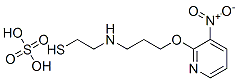 2-[3-(3-Nitro-2-pyridyloxy)propyl]aminoethanethiol sulfate Struktur