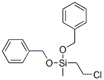 bis(benzyloxy)(2-chloroethyl)methylsilane Struktur