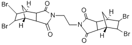 ETHYLENEBIS(5,6-DIBROMONORBORNANE-2,3-DICARBOXIMIDE Struktur