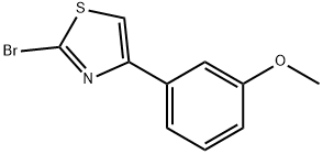 2-BROMO-4-(3-METHOXY-PHENYL)-THIAZOLE Struktur