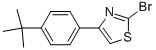 2-BROMO-4-[4-(1,1-DIMETHYLETHYL)PHENYL]THIAZOLE Struktur