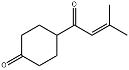 Cyclohexanone, 4-(3-methyl-1-oxo-2-butenyl)- (9CI) Struktur