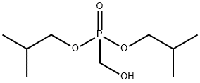 bis(2-methylpropoxy)phosphorylmethanol Struktur