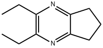 5H-Cyclopentapyrazine,2,3-diethyl-6,7-dihydro-(9CI) Struktur