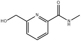 6-(Hydroxymethyl)-N-methyl-2-pyridinecarboxamide Struktur