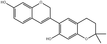 3',4'-Dihydro-2,2'-dimethyl(3,6'-bi-2H-1-benzopyran)-7,7'-diol Struktur