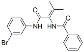 Benzamide, N-[1-[[(3-bromophenyl)amino]carbonyl]-2-methyl-1-propenyl]- (9CI) Struktur