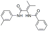 Benzamide, N-[2-methyl-1-[[(3-methylphenyl)amino]carbonyl]-1-propenyl]- (9CI) Struktur