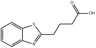 2-Benzothiazolebutanoicacid(9CI) Struktur