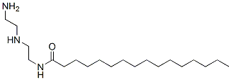 N-[2-[(2-aminoethyl)amino]ethyl]hexadecan-1-amide Struktur