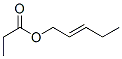 (E)-2-methylpent-2-en-1-yl acetate Struktur