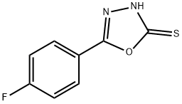 5-(4-FLUOROPHENYL)-1,3,4-OXADIAZOLE-2(3H)-THIONE Struktur