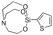 1-(2-Thienyl)-2,8,9-trioxa-5-aza-1-silabicyclo[3.3.3]undecane Struktur