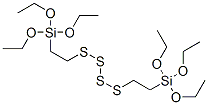 4,4,13,13-tetraethoxy-3,14-dioxa-7,8,9,10-tetrathia-4,13-disilahexadecane Struktur