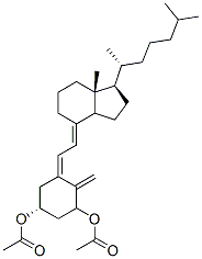 1-hydroxyvitamin D3 diacetate Struktur