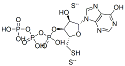 thioinosine triphosphate disulfide Struktur