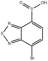 7-BROMO-2,1,3-BENZOTHIADIAZOLE-4-SULFINIC ACID Struktur