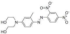 2,2'-[[4-[(2,4-dinitrophenyl)azo]-3-methylphenyl]imino]bisethanol Struktur