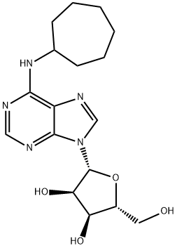 Adenosine, N-cycloheptyl- Struktur