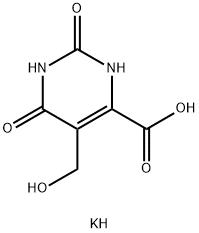 5-HYDROXYMETHYLOROTIC ACID POTASSIUM SALT Struktur