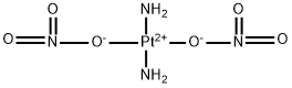 diamminebis(nitrato-O)platinum  Struktur