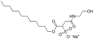 sodium dodecyl 4-[(2-hydroxyethyl)amino]-4-oxosulphonatobutyrate Struktur