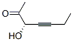 4-Heptyn-2-one, 3-hydroxy-, (3S)- (9CI) Struktur