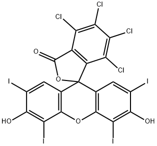 孟加拉紅內(nèi)酯 結構式