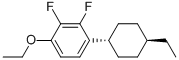 TRANS-1-ETHOXY-4-(4-ETHYL-CYCLOHEXYL)-2,3-DIFLUORO-BENZENE Struktur