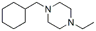 Piperazine, 1-(cyclohexylmethyl)-4-ethyl- (9CI) Struktur