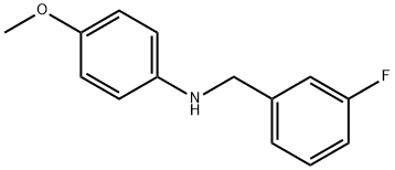 N-(3-Fluorobenzyl)-4-Methoxyaniline, 97% Struktur