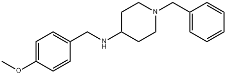 1-benzyl-N-(4-methoxybenzyl)piperidin-4-amine Struktur