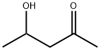 4-hydroxypentan-2-one Struktur